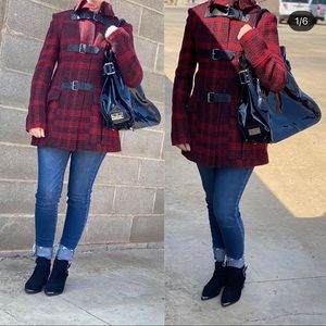 Burberry knitted trench coat